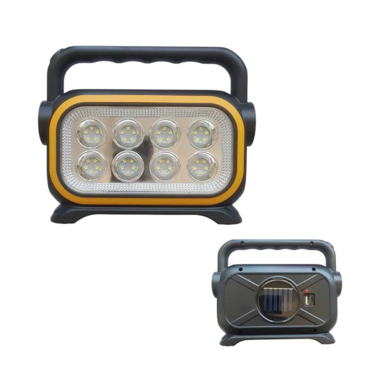 LÁMPARA DE EMERGENCIA SOLAR CON CARGADOR PARA CELULAR
