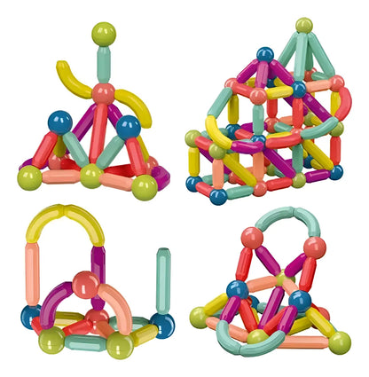 KIT DE CONSTRUCCIÓN MAGNÉTICO 36 PIEZAS