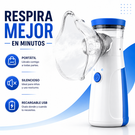NEBULIZADOR PORTÁTIL INALÁMBRICO | RESPIRA MEJOR EN MINUTOS