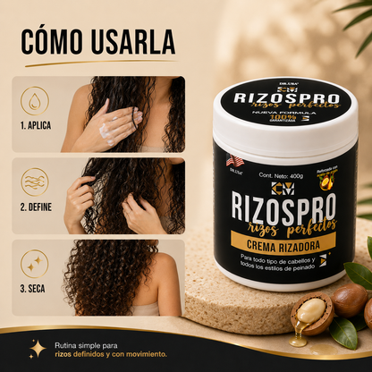 RIZOSPRO | CREMA DEFINIDORA E HIDRATANTE PARA RIZOS 400 G
