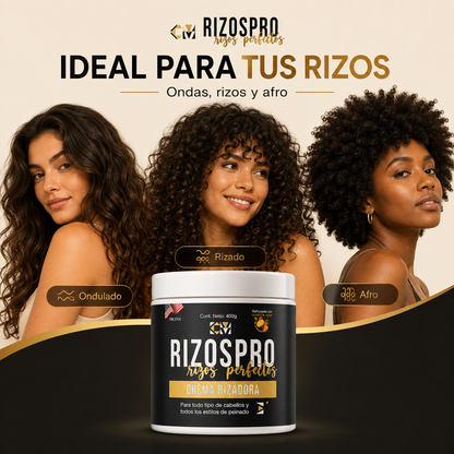 RIZOSPRO | CREMA DEFINIDORA E HIDRATANTE PARA RIZOS 400 G