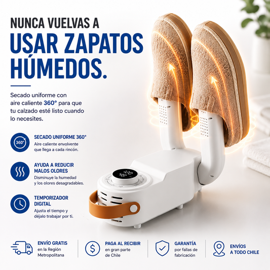 SECADOR INTELIGENTE PARA ZAPATOS 360°