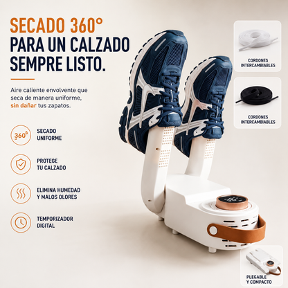 SECADOR INTELIGENTE PARA ZAPATOS 360°