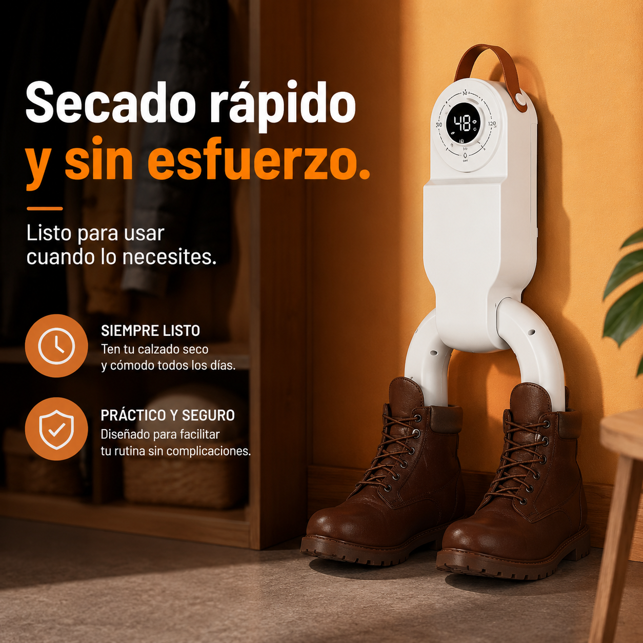 SECADOR INTELIGENTE PARA ZAPATOS 360°
