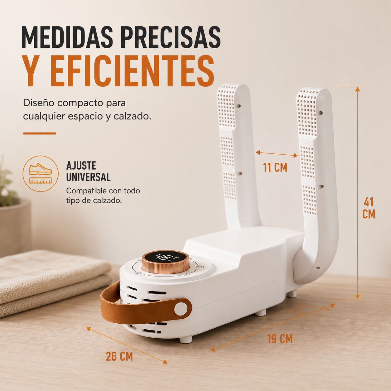SECADOR INTELIGENTE PARA ZAPATOS 360°