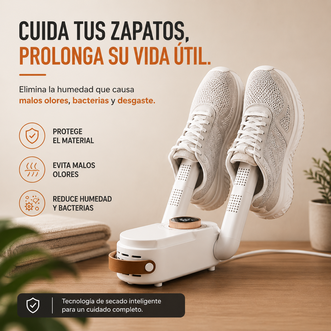 SECADOR INTELIGENTE PARA ZAPATOS 360°